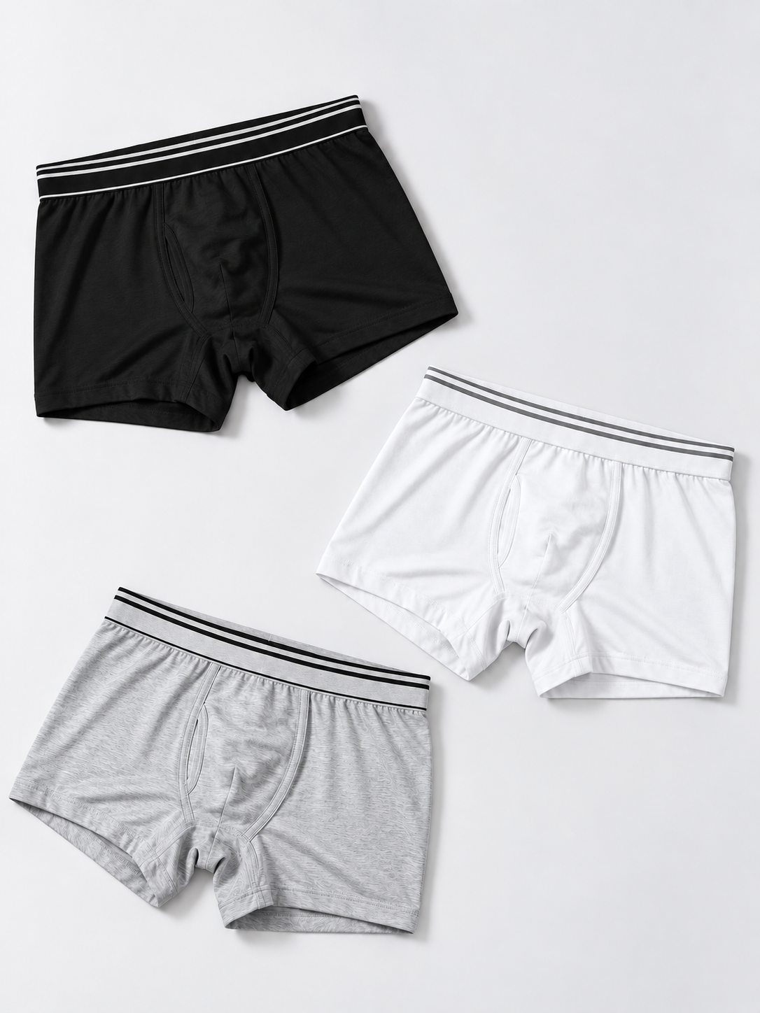 Cotton Boxer Brief Three-Pack
