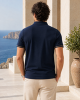 Men’s Embroidered Short-Sleeve Polo Shirt