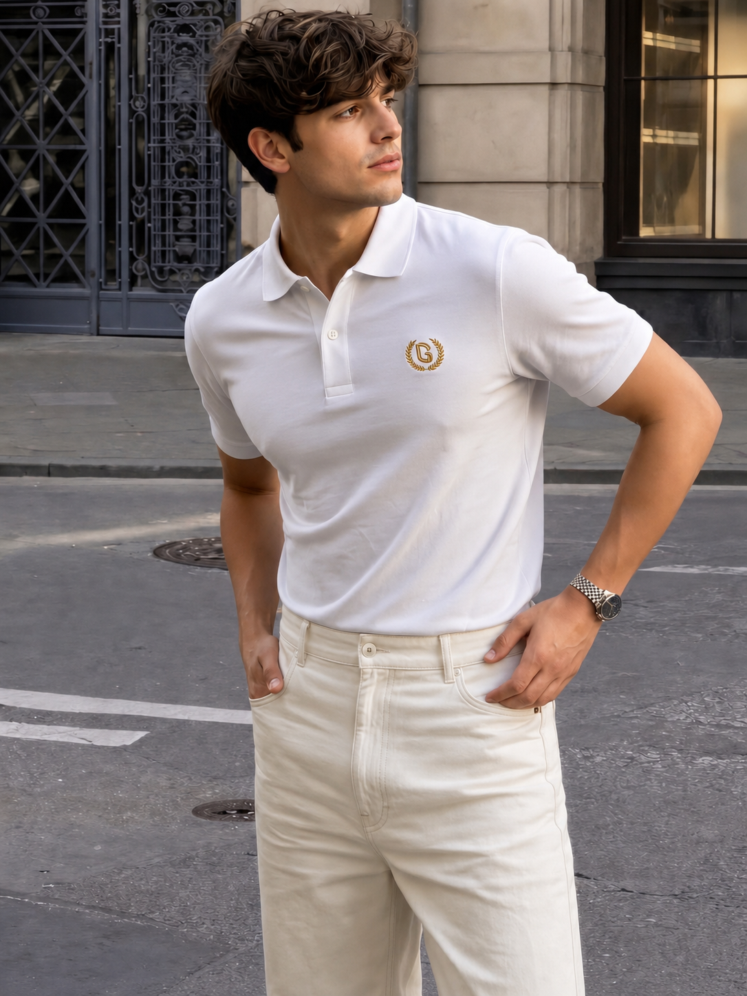 Men’s Logo Polo T-Shirt