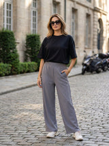 High-Waist Wide-Leg Pants
