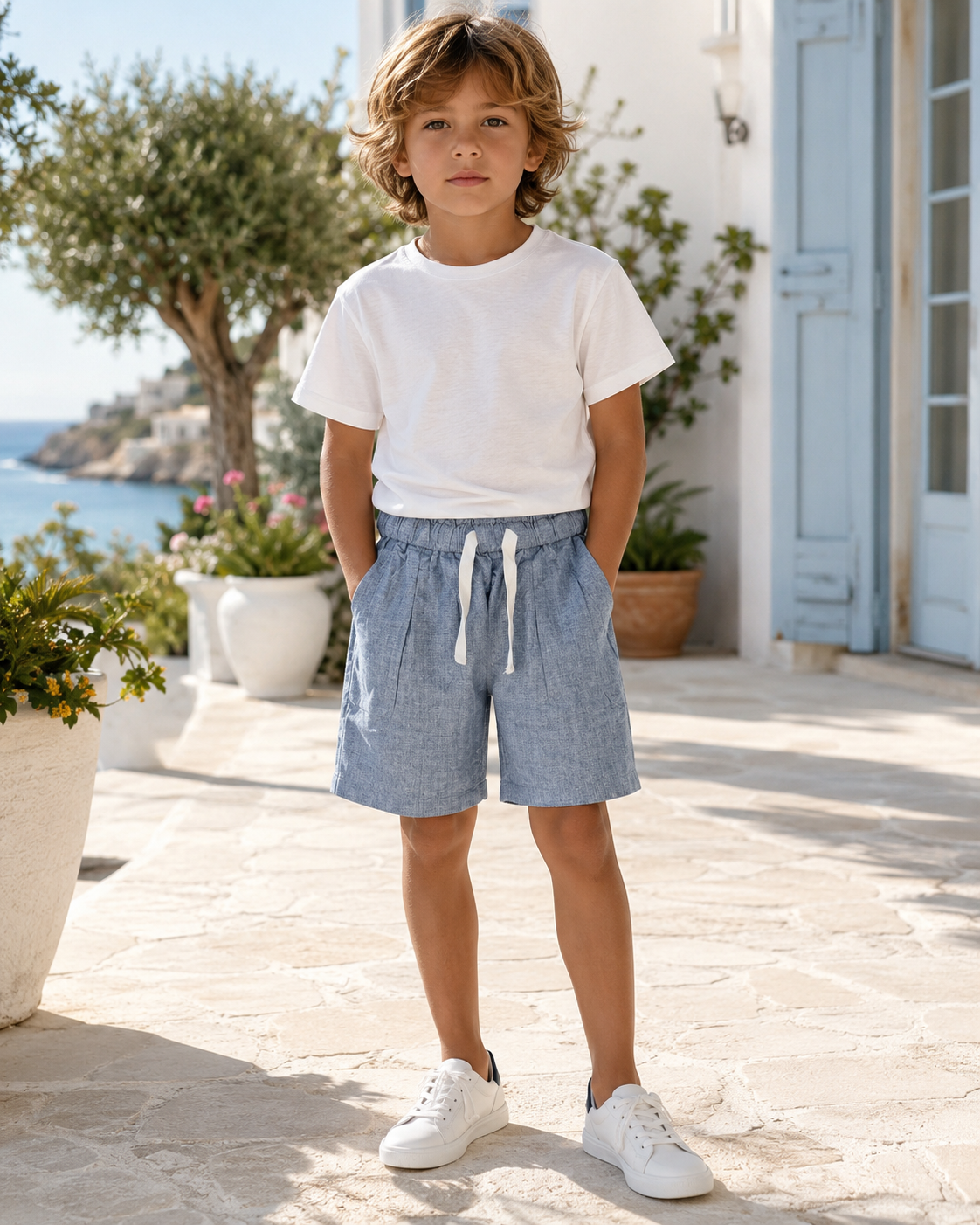 Boys’ Drawstring Casual Shorts