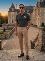 Men’s Embroidered Logo Polo T-Shirt