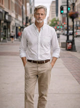 Men’s Printed Button-Down Shirt