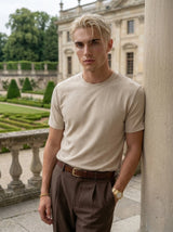 Men’s Textured Crew Neck T-Shirt