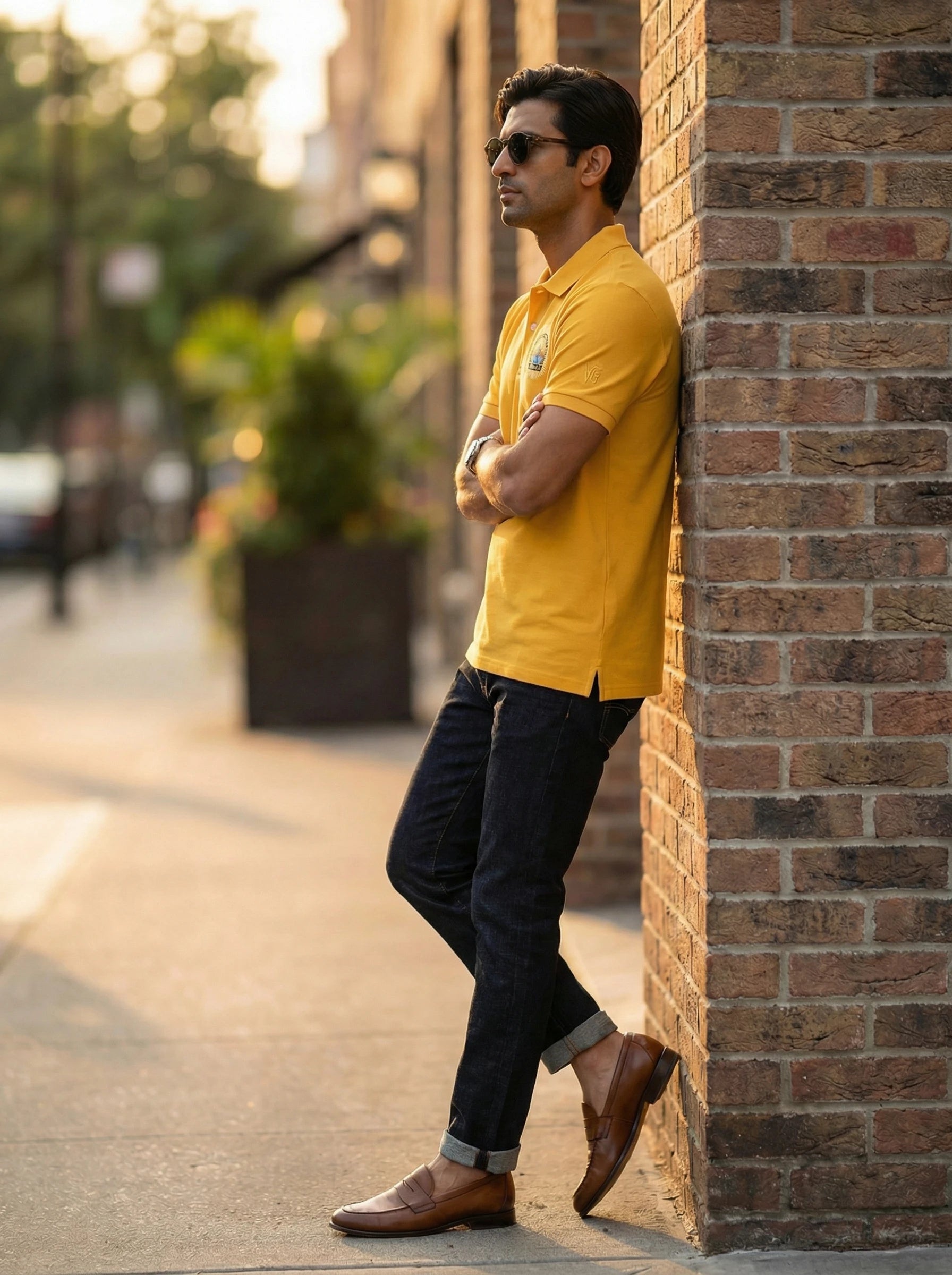 Embroidered Badge Polo Shirt