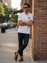 Embroidered Badge Polo Shirt