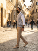 V-Neck Knit Sweater Vest