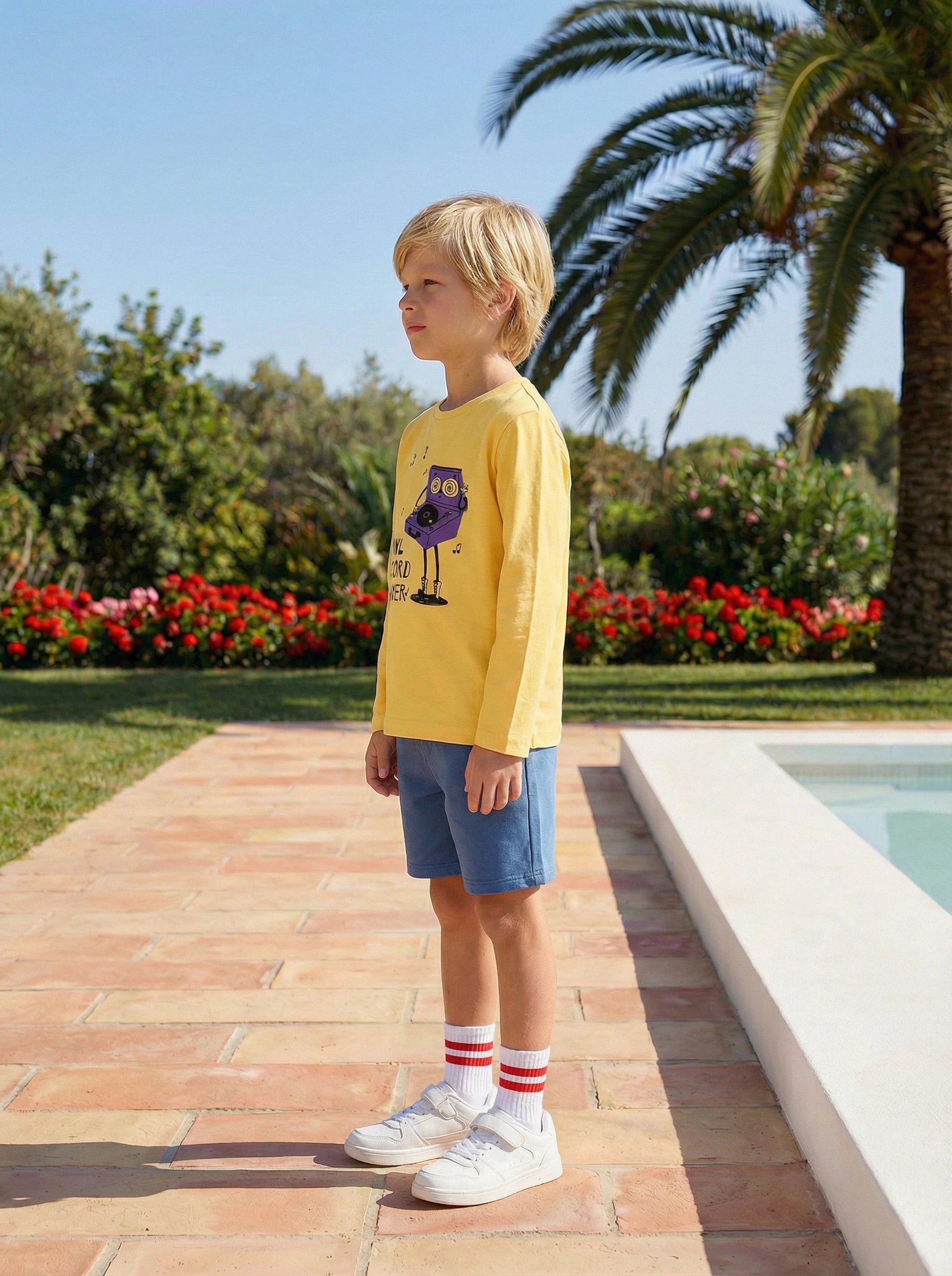 Kids Long Sleeve Graphic Sweatshirt