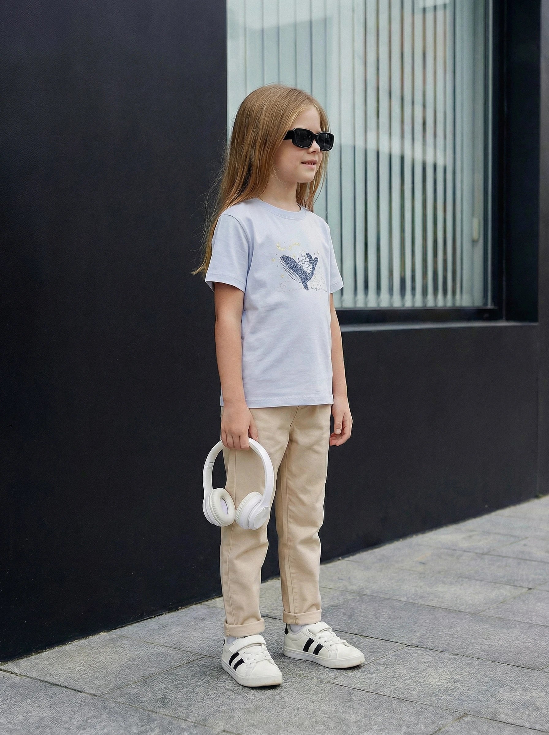 Girls Graphic Crewneck T-Shirt