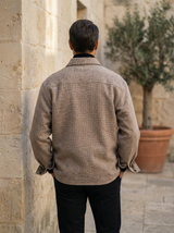 Textured Button-Down Shirt