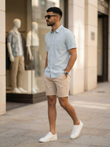 Short Sleeve Button-Down Shirt