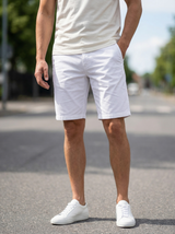 Tailored Cotton Shorts