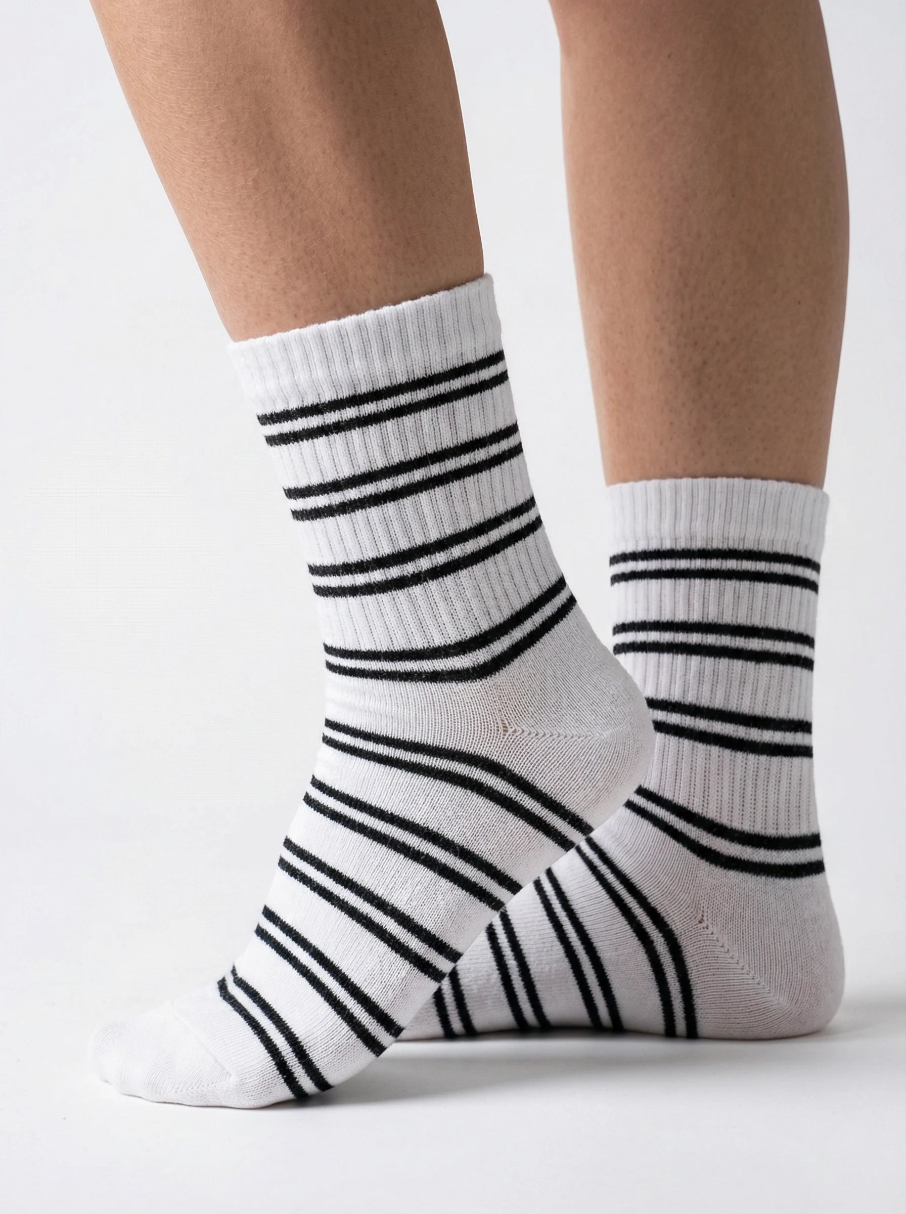 Striped Crew Socks