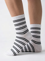 Striped Crew Socks