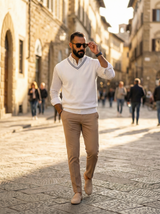 V-Neck Knit Sweater Vest