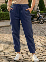 Elastic Drawstring Jogger Pants