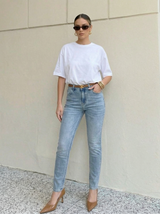 High-Rise Slim-Fit Jeans