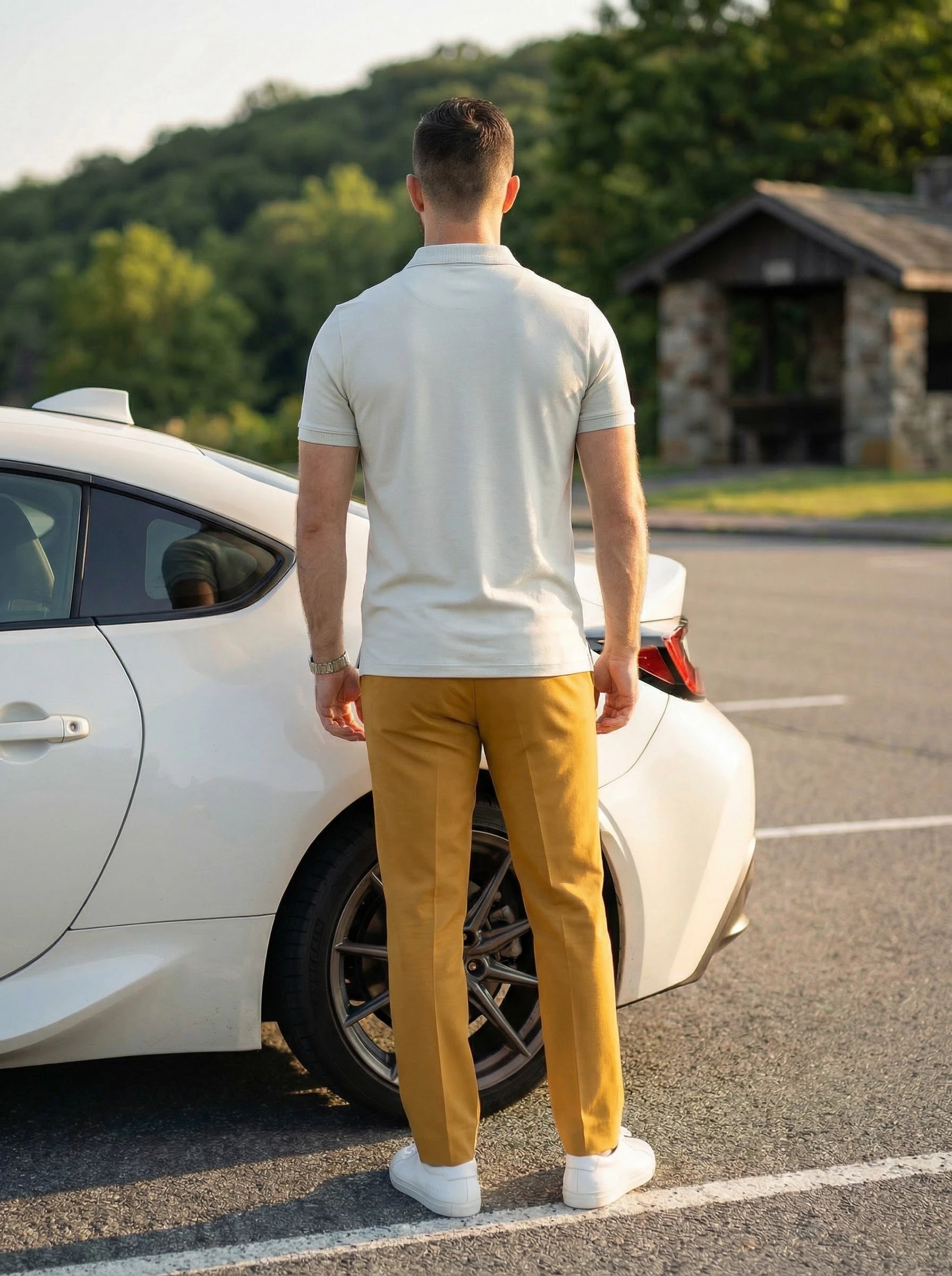 Embroidered Badge Polo Shirt
