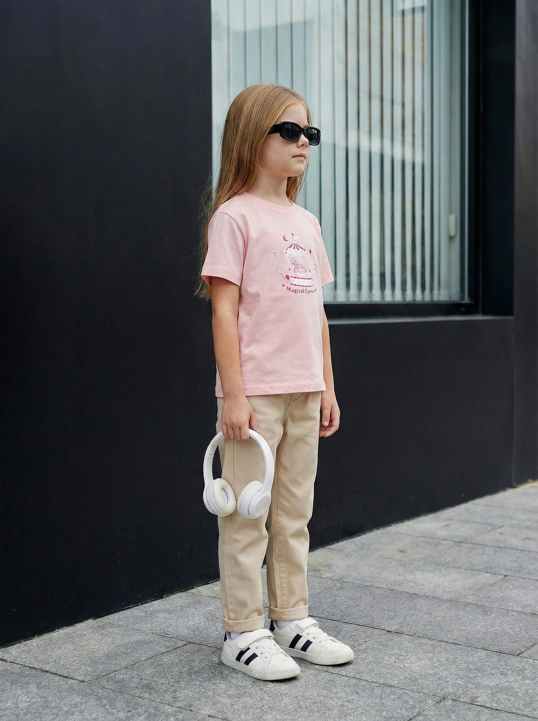 Girls Graphic Crewneck T-Shirt