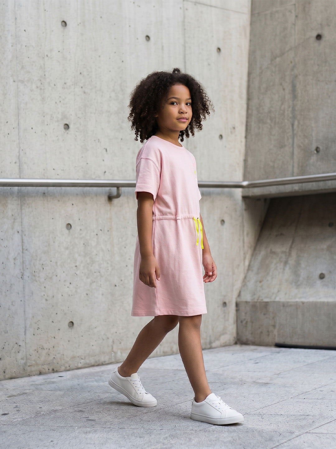 Kids Graphic Short Sleeve Dress