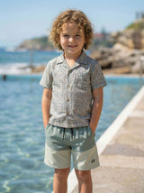 Kids Color Block Sports Shorts