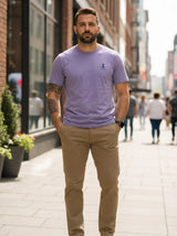Men’s Embroidered Logo Crew Neck T-Shirt
