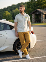 Embroidered Badge Polo Shirt