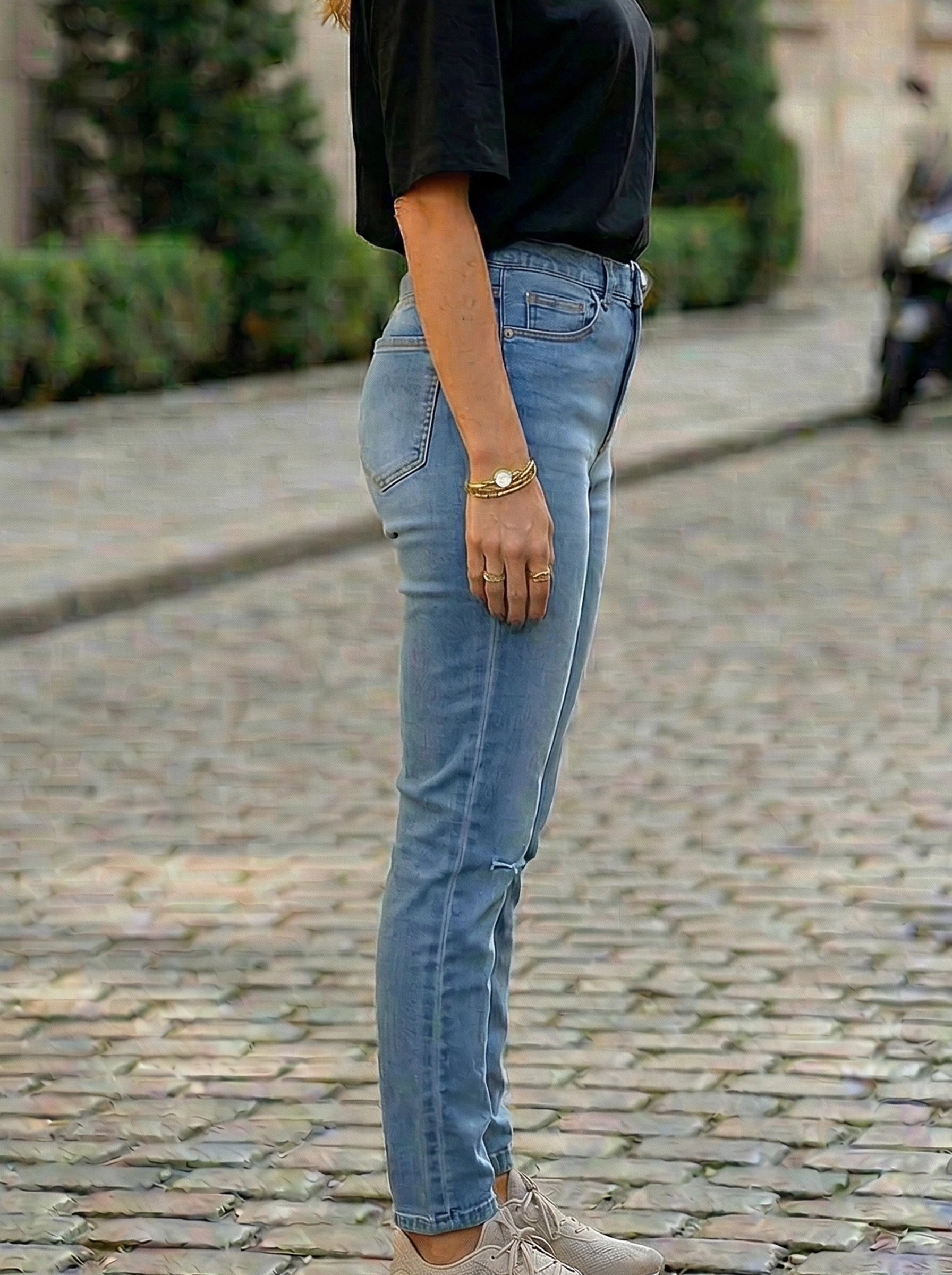 High-Rise Skinny Jeans