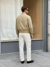 Modern Straight-Leg Cargo Jeans