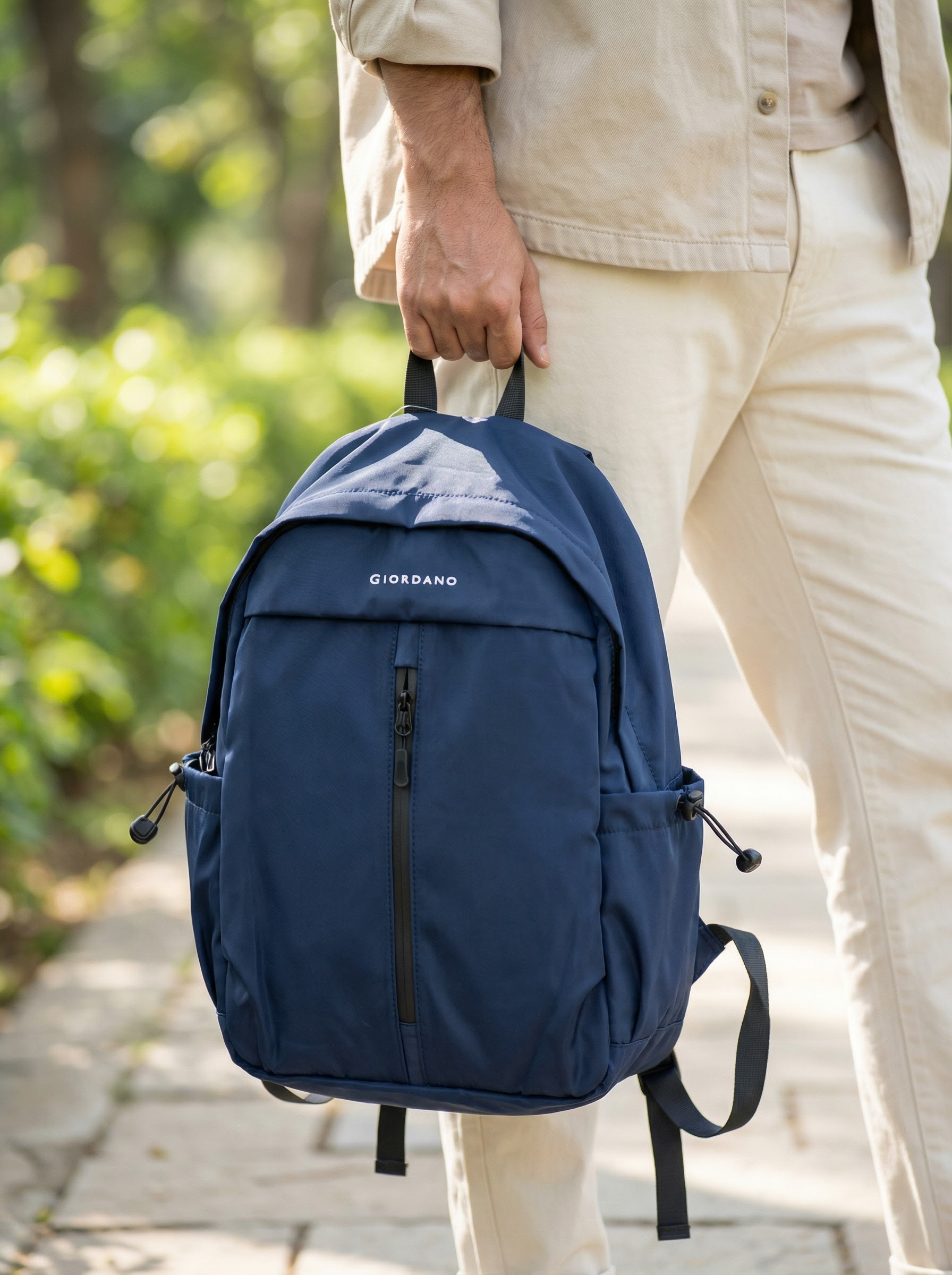 Minimal Zip-Front Backpack