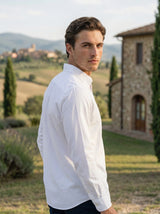 Men’s Striped Button-Down Shirt