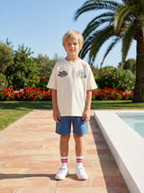 Kids Dual Graphic Crewneck T-Shirt