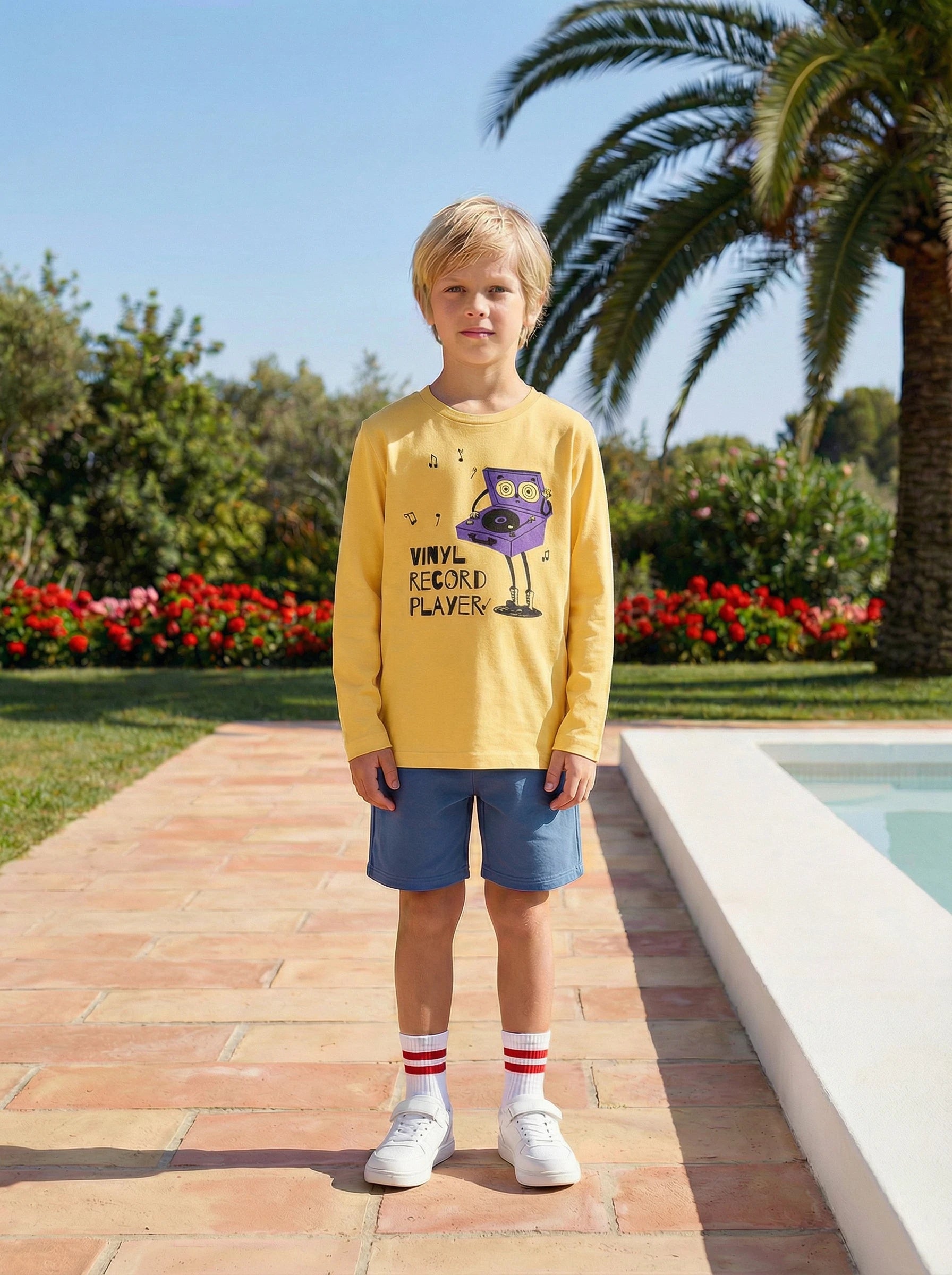 Kids Long Sleeve Graphic Sweatshirt