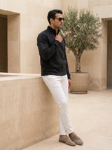 Zip-Front Knit Jacket