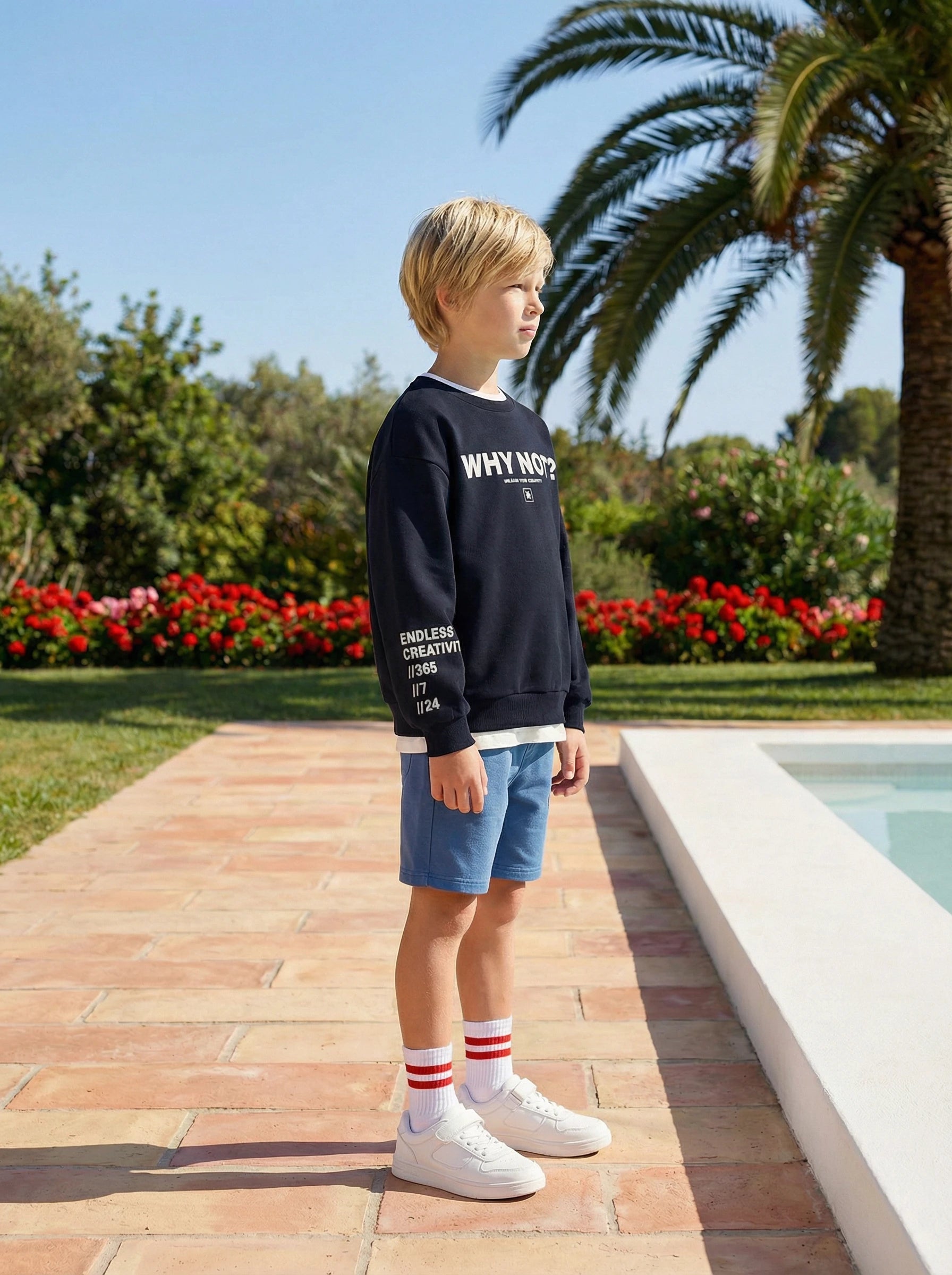 Kids Graphic Crewneck Sweatshirt