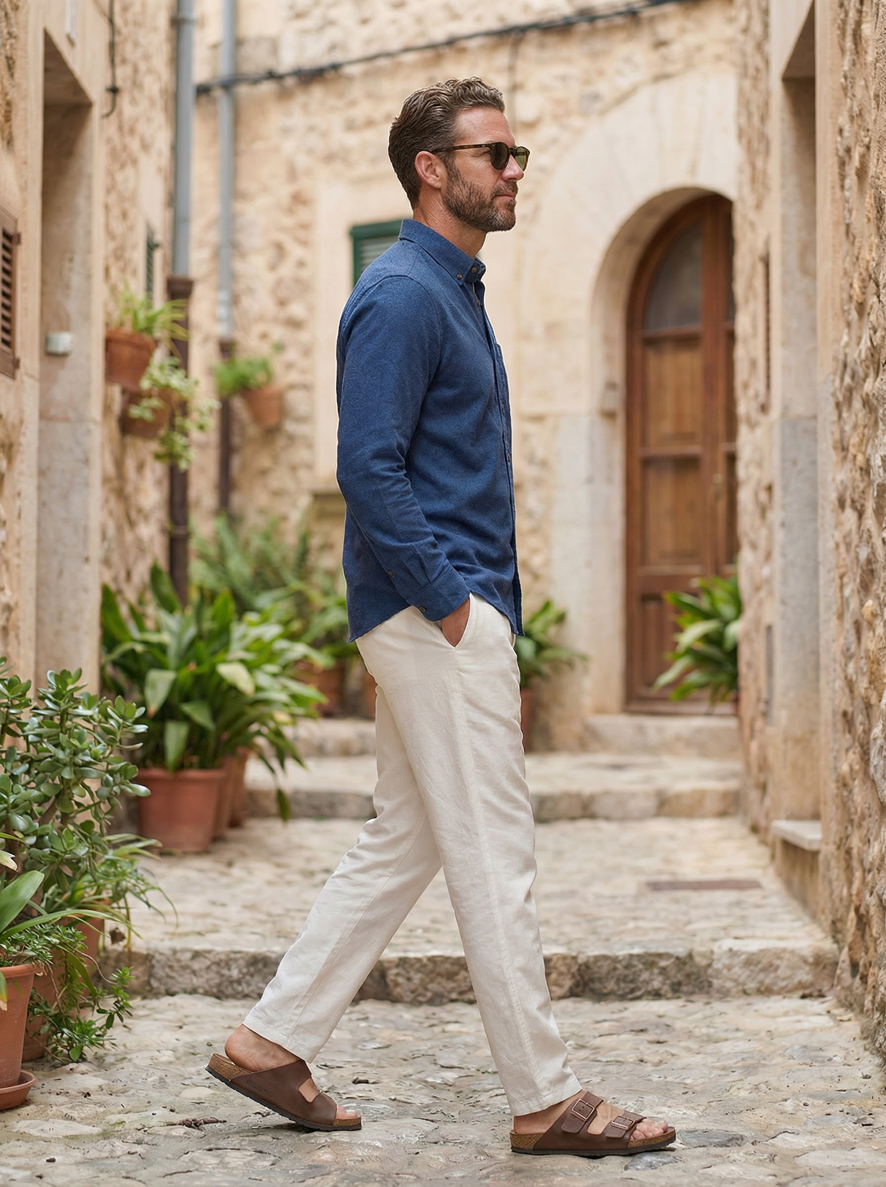 Classic Slim Fit Button-Down Shirt