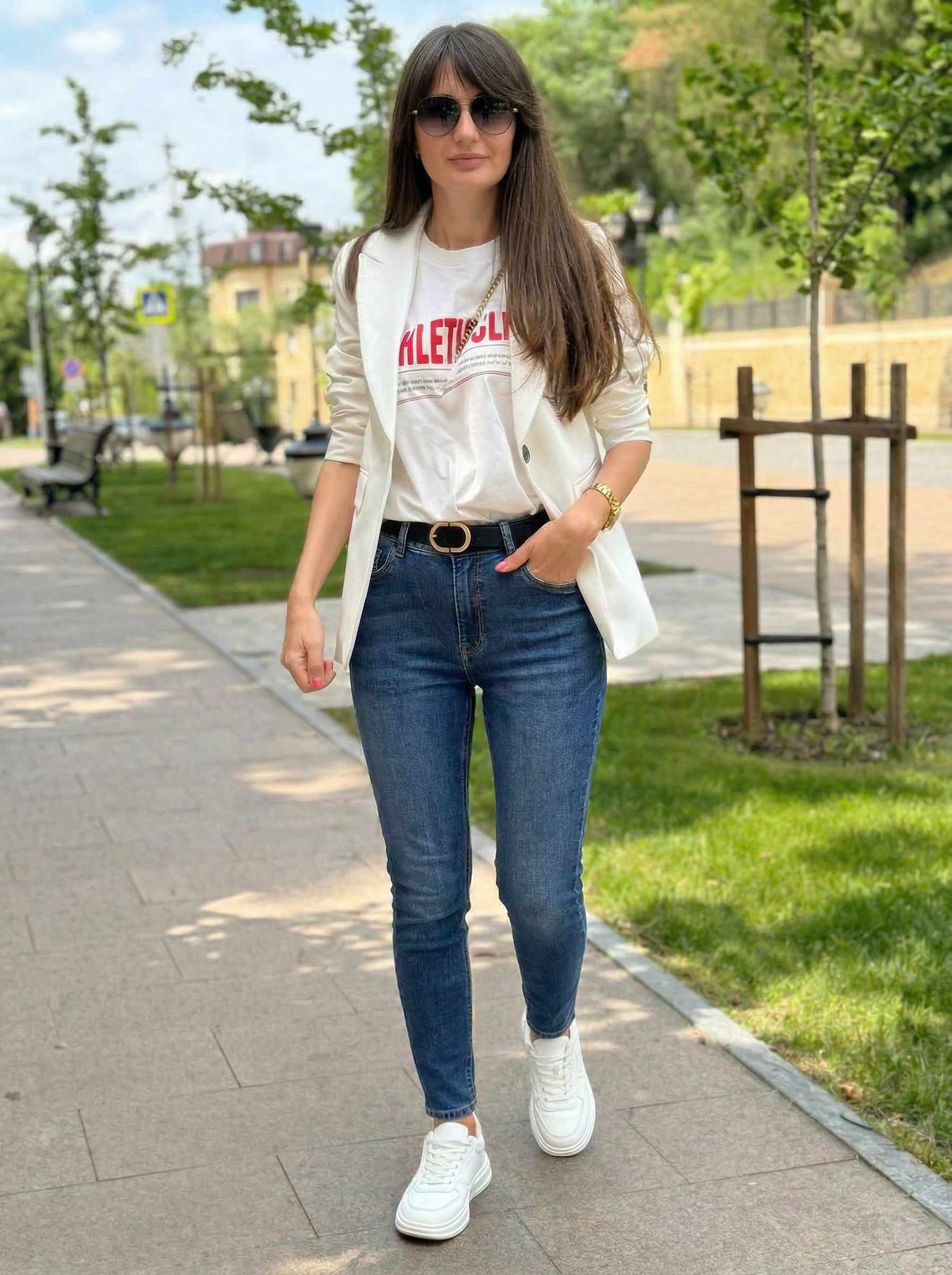 High-Rise Slim-Fit Jeans