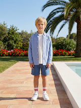 Kids Long Sleeve Button-Down Shirt