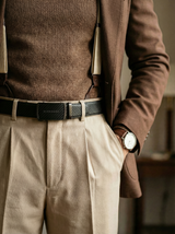 Automatic Buckle Textured Belt