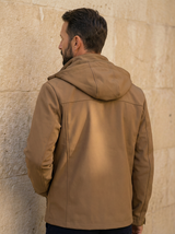 Hooded Zip-Front Jacket