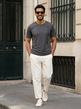 Vertical Logo Crew Neck T-Shirt