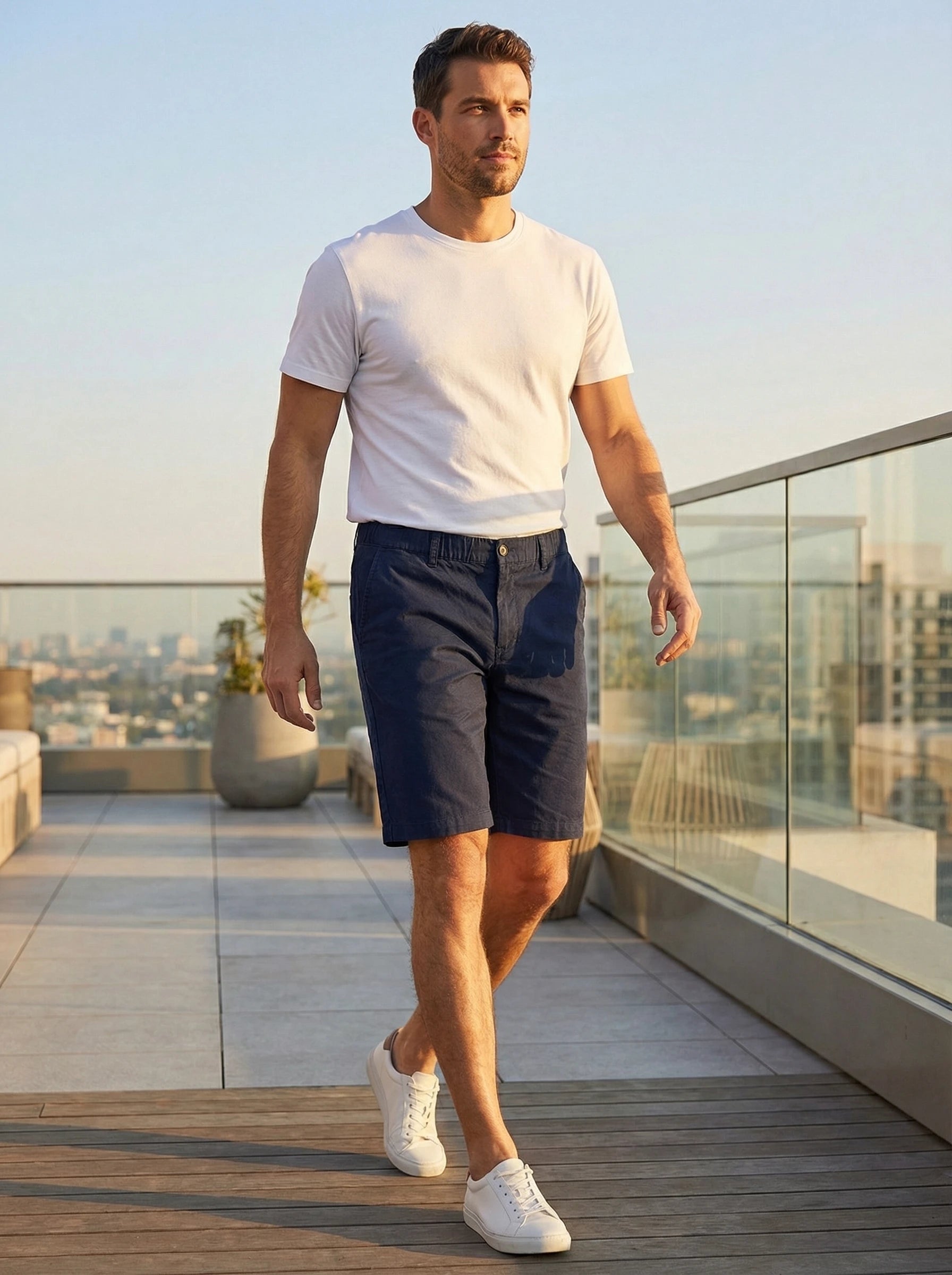 Essential Cotton Chino Shorts