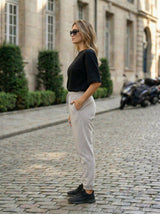 Slim-Fit Stripe Jogger Pants