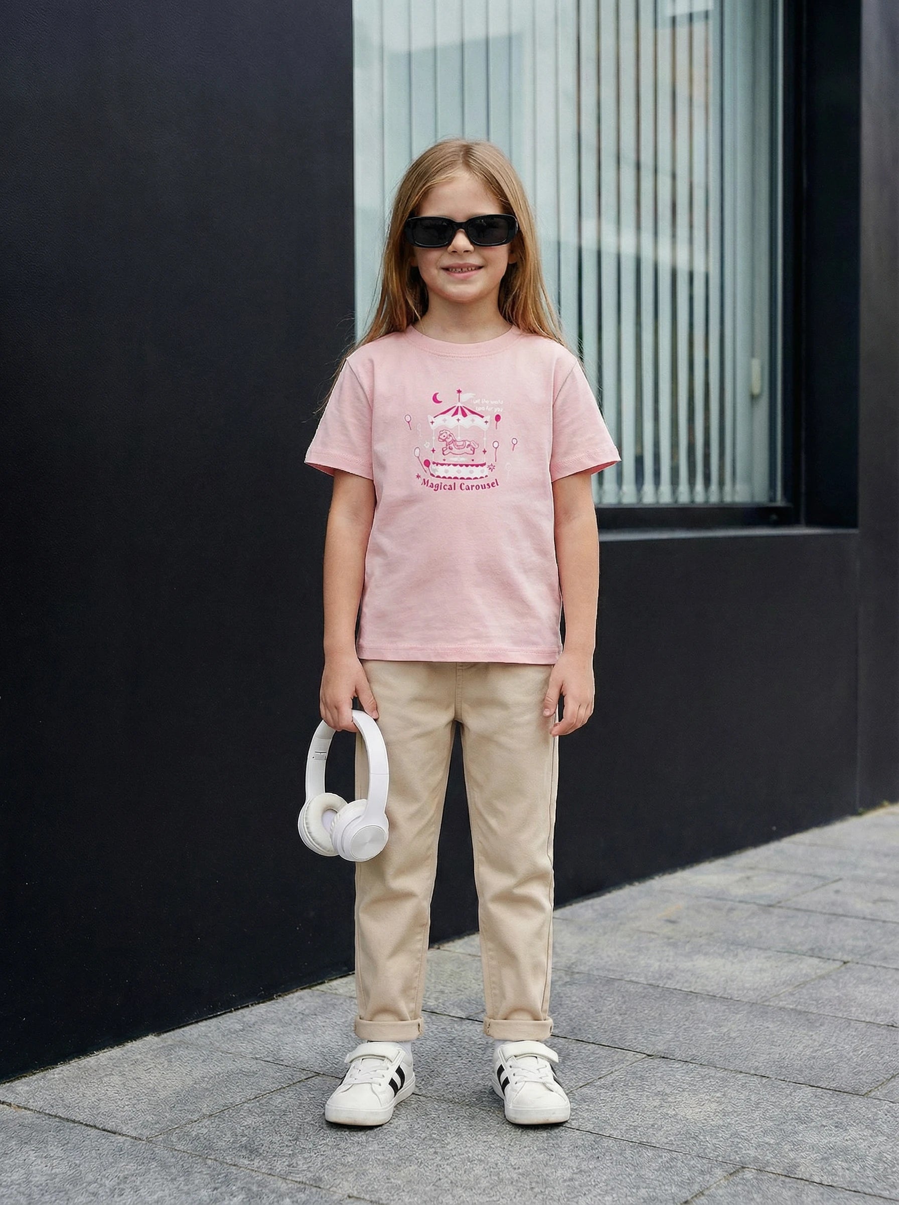 Girls Graphic Crewneck T-Shirt