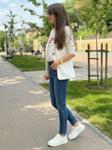 High-Rise Slim-Fit Jeans