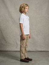 Kids Embroidered Detail Polo T-Shirt