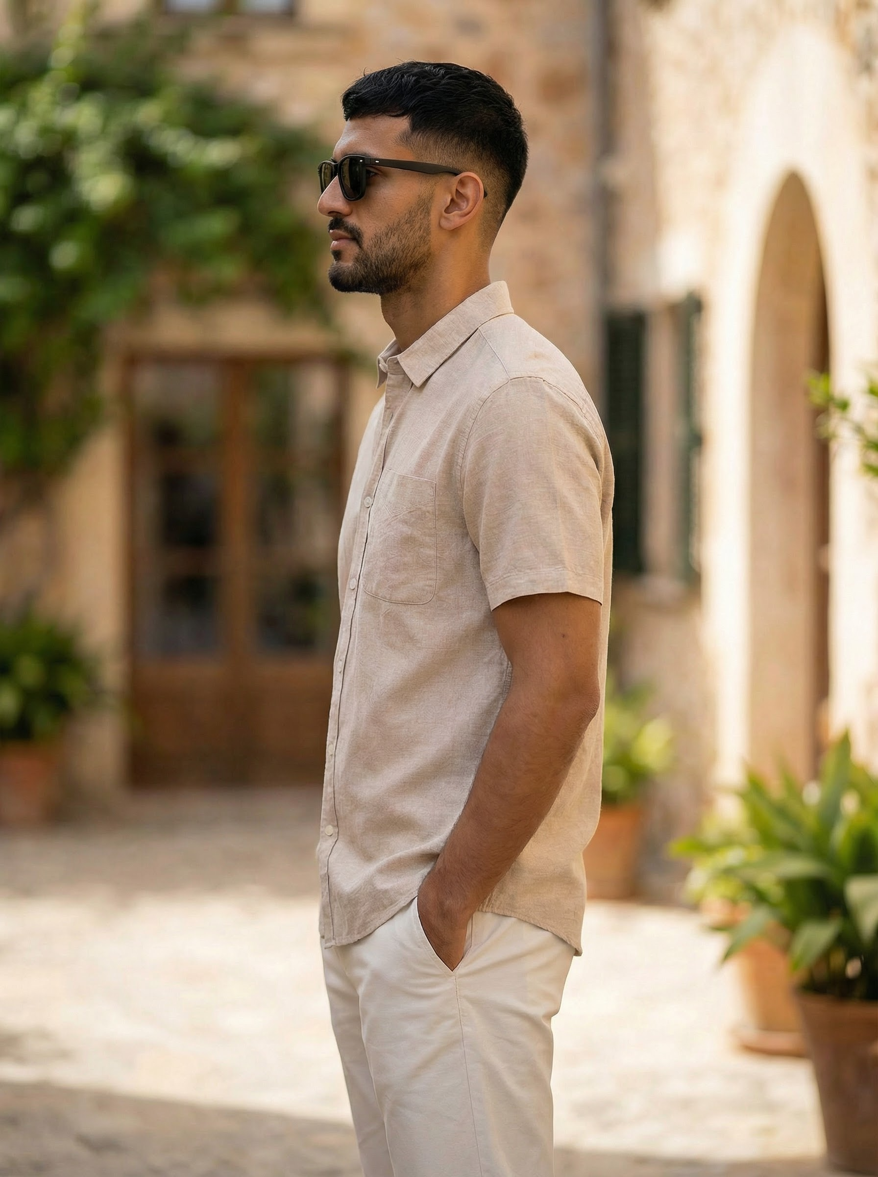 Short Sleeve Button-Down Shirt