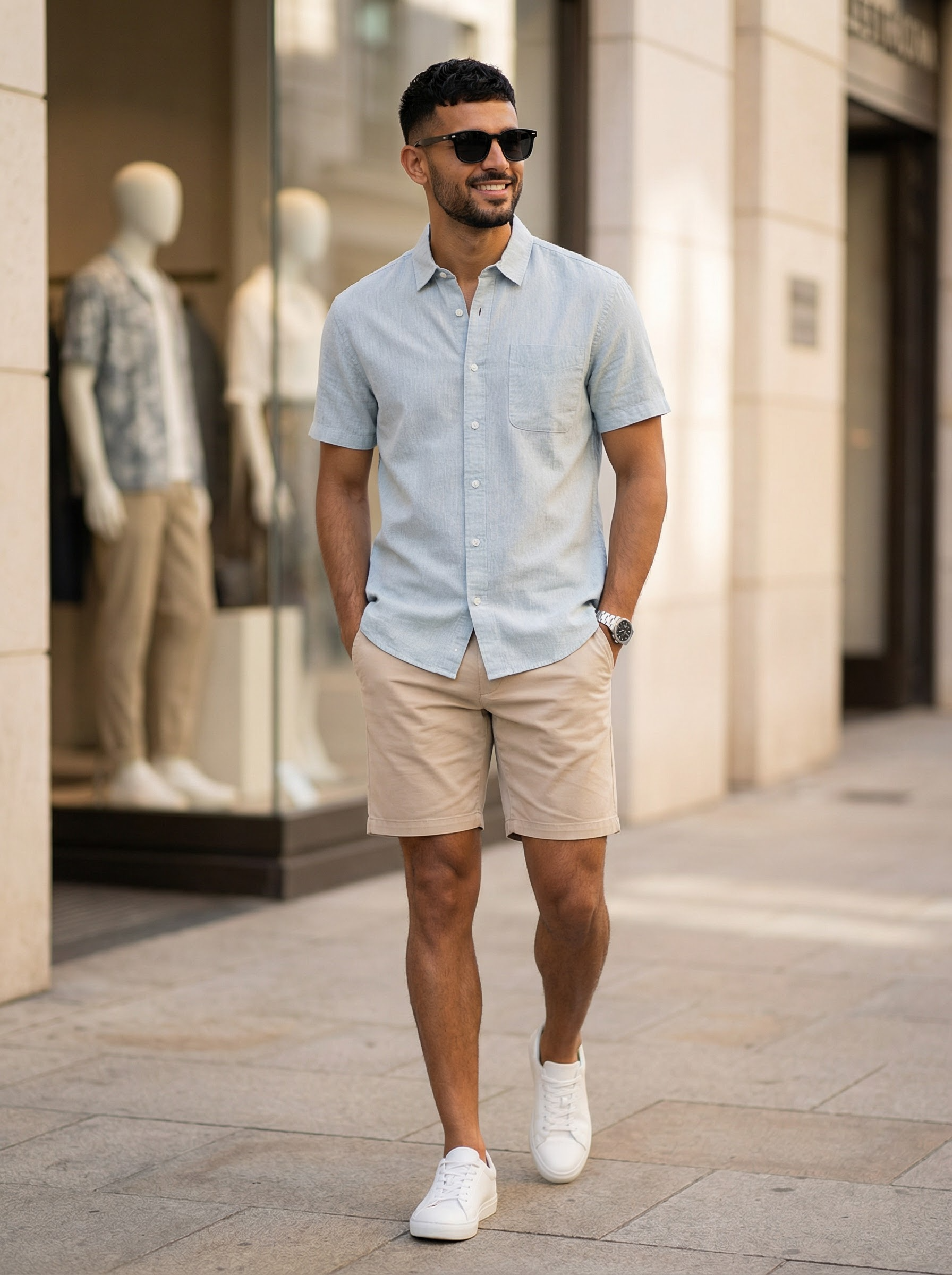 Short Sleeve Button-Down Shirt