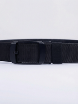 Adjustable Webbing Belt with Matte Buckle