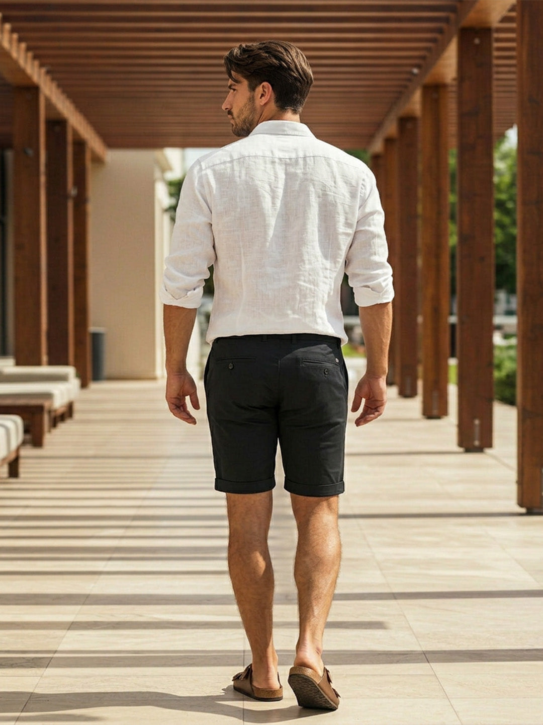 Tailored Cotton Shorts